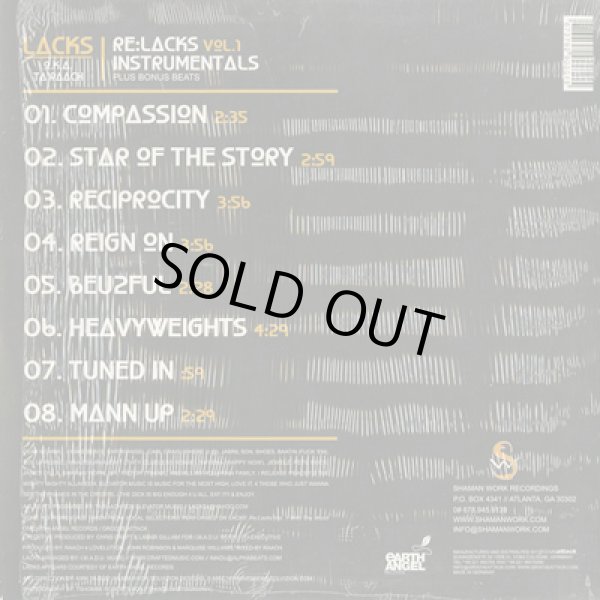 画像2: Lacks (Ta'raach) / Re:Lacks Vol.1 Instrumentals (2)