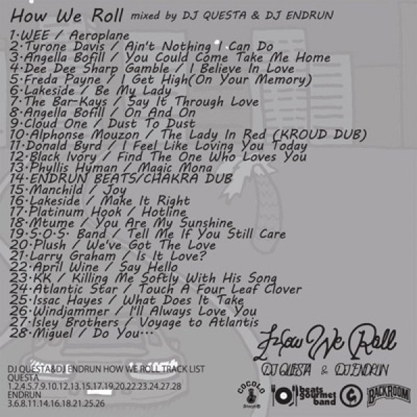 画像2: DJ QUESTA & DJ ENDRUN / How We Roll (MIX CD) (2)