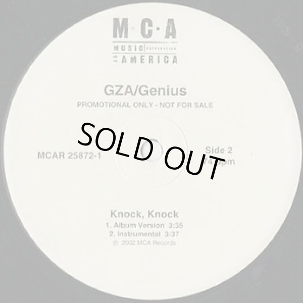 画像3: GZA / Genius / Knock Knock (3)