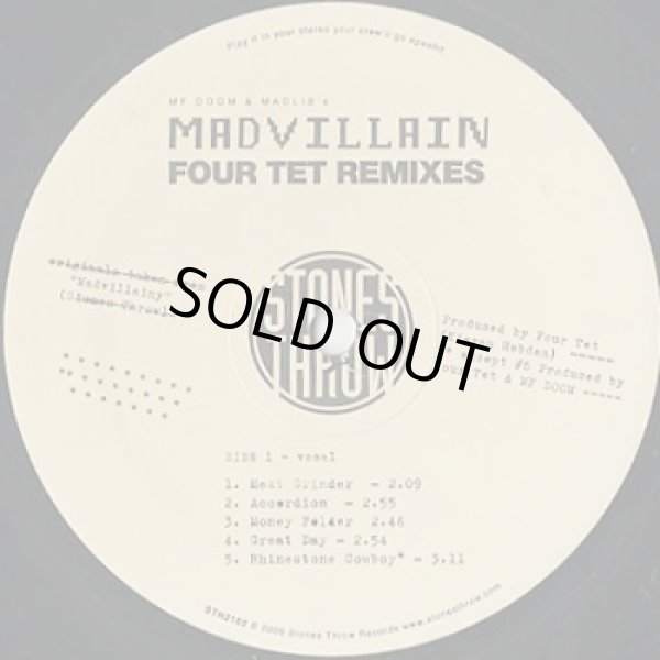 画像3: Madvillain / Four Tet Remixes (3)
