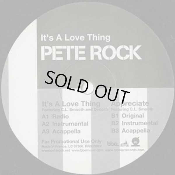 画像3: Pete Rock Featuring C.L. Smooth and Denosh / It's A Love Thing (3)