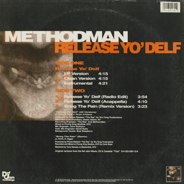 画像2: Method Man / Release Yo' Delf (2)