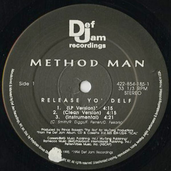 画像3: Method Man / Release Yo' Delf (3)