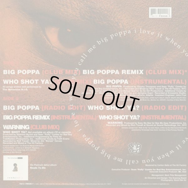 画像2: The Notorious BIG / Big Poppa (Remix) (2)