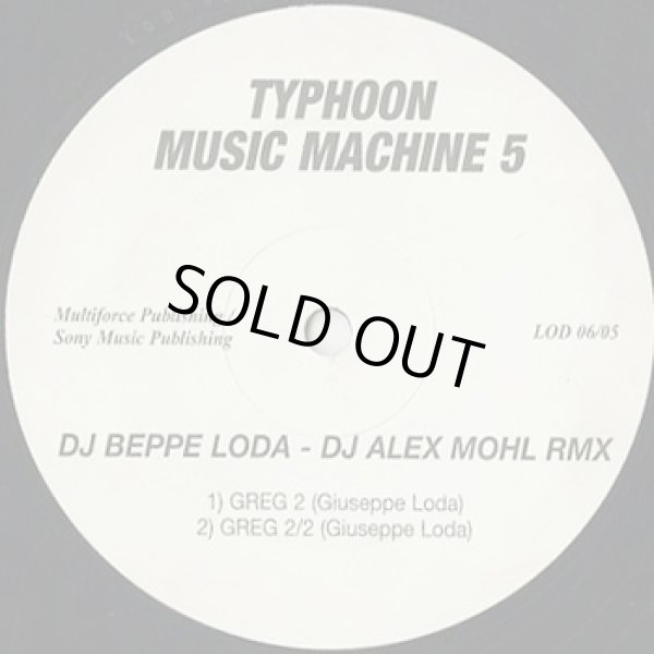 画像2: DJ Beppe Loda & Alex Mohl / Typhoon Music Machine 5 (2)