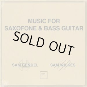 画像: Sam Gendel & Sam Wilkes / Music For Saxofone and Bass Guitar
