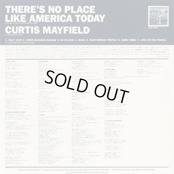 画像4: Curtis Mayfield / There's No Place Like America Today (4)