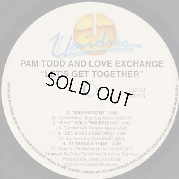 画像3: Pam Todd & Love Exchange / Let's Get Together (3)