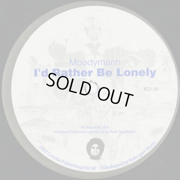画像1: Moodymann / I'd Rather Be Lonely (12inch) (1)