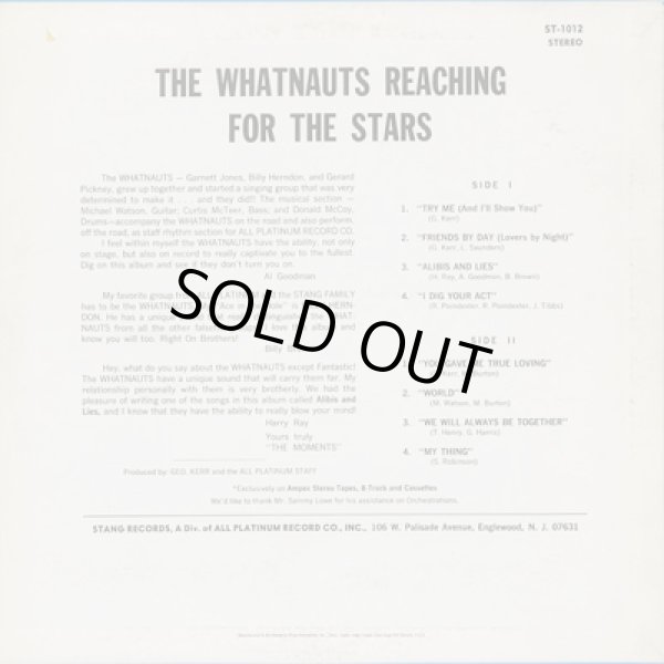 画像2: The Whatnauts / Reaching For The Stars  (2)