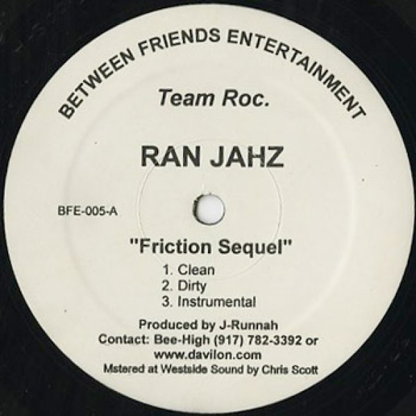 画像1: Ran Jahz / Friction Sequel (1)