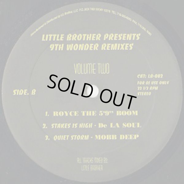 画像2: Little Brother Presents 9th Wonder / Remixes Vol. 2 (2)