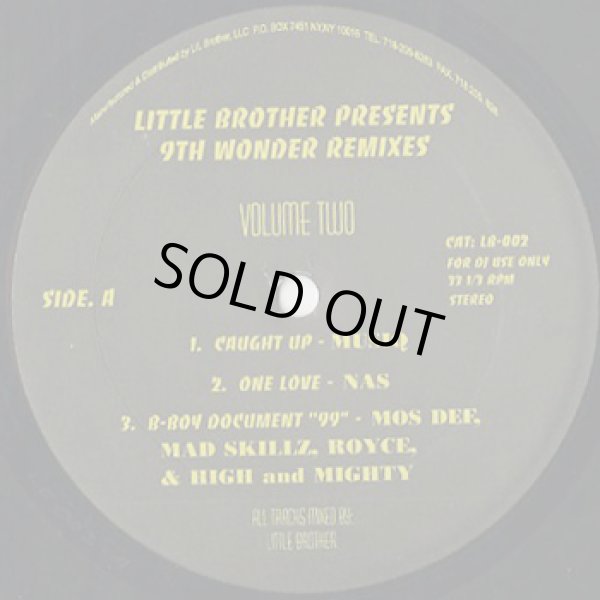 画像1: Little Brother Presents 9th Wonder / Remixes Vol. 2 (1)