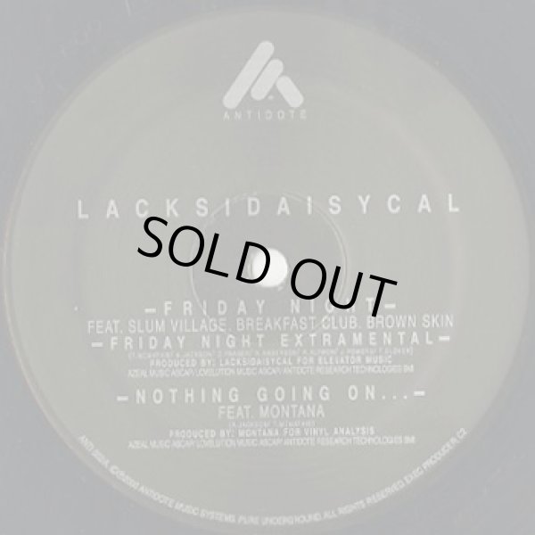 画像1: Lacksidaisycal / Friday Night c/w Nothing Going On... (1)