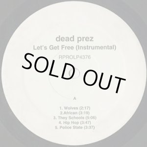 画像: Dead Prez / Let's Get Free (Instrumentals) 
