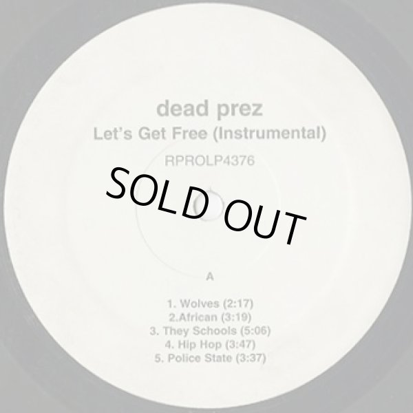 画像1: Dead Prez / Let's Get Free (Instrumentals)  (1)