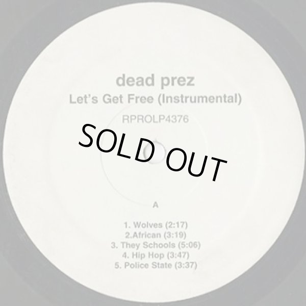 画像1: Dead Prez / Let's Get Free (Instrumentals)  (1)