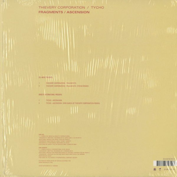 画像2: Thievery Corporation / Tycho - Fragments.Ascension (2)