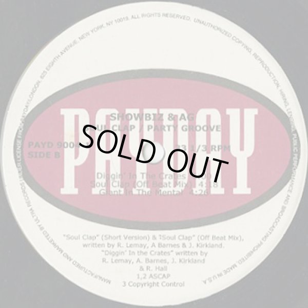 画像3: Showbiz & A.G. / Soul Clap c/w Party Groove (3)