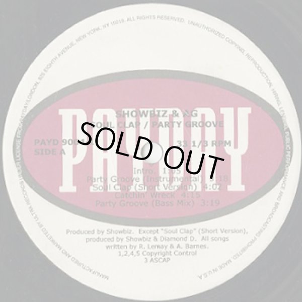 画像2: Showbiz & A.G. / Soul Clap c/w Party Groove (2)