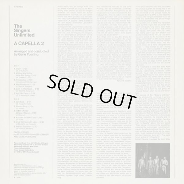 画像2: The Singers Unlimited / A Capella II (2)