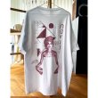 画像1: ADU TEE 2nd Press (WHITE×PINK) by thePOPMAG STORE (1)