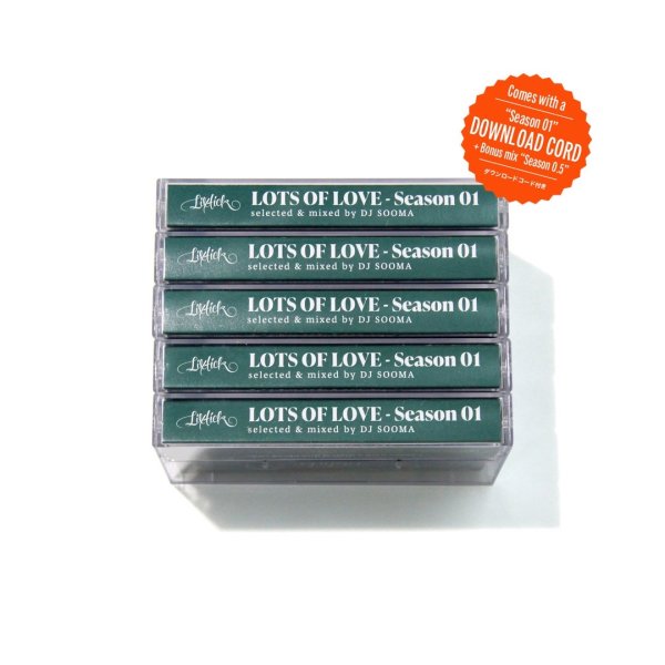 画像2: DJ SOOMA / LOTS OF LOVE -Season 01 (Cassette) (2)