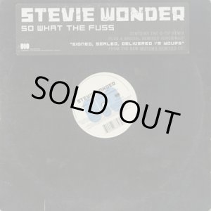 画像: Stevie Wonder / So What The Fuss (12inch)