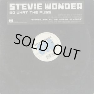 画像: Stevie Wonder / So What The Fuss (12inch)