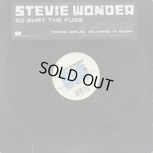 画像1: Stevie Wonder / So What The Fuss (12inch) (1)