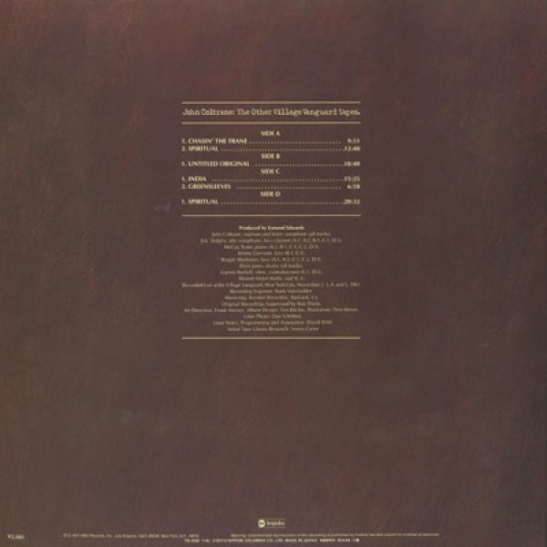 画像2: John Coltrane / The Other Village Vanguard Tapes (LP) (2)