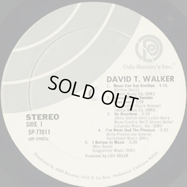 画像3: David T. Walker / S.T. (LP) (3)