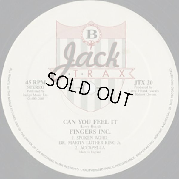 画像2: Fingers Inc. / Can You Feel It (12inch) (2)