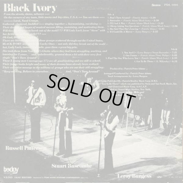 画像2: Black Ivory / Don't Turn Around (LP) (2)