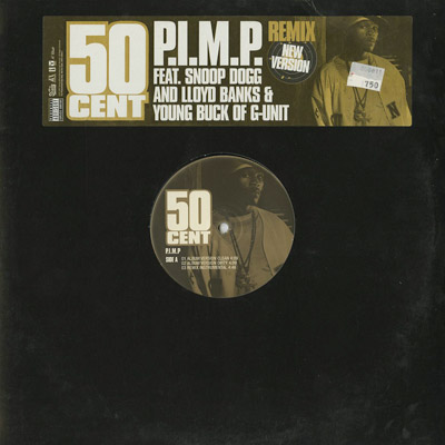 画像1: 50 Cent ‎/ P.I.M.P. Remix (1)