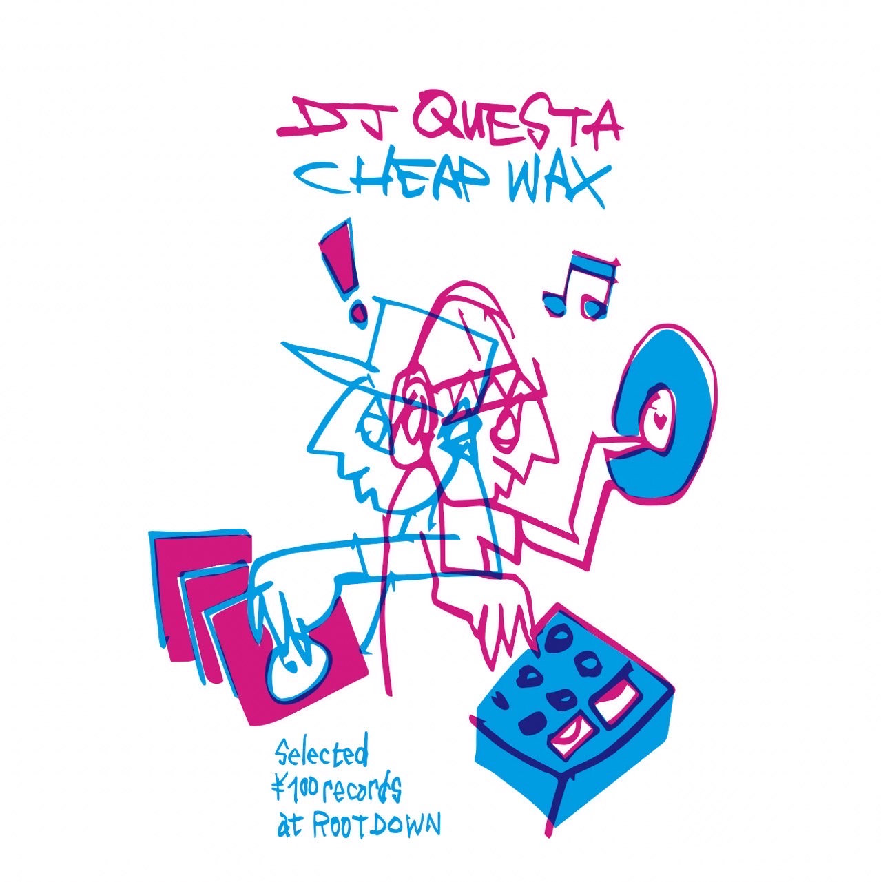 画像1: DJ QUESTA / Cheap Wax (Mix CD) (1)